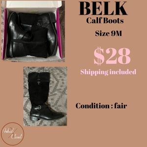 Bell calf boots